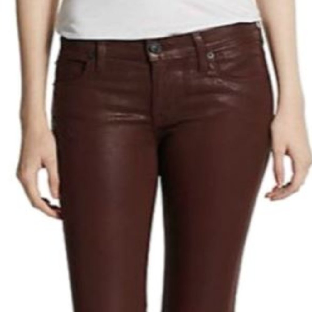 HUDSON Krista Wax Coated Ankle Super Skinny